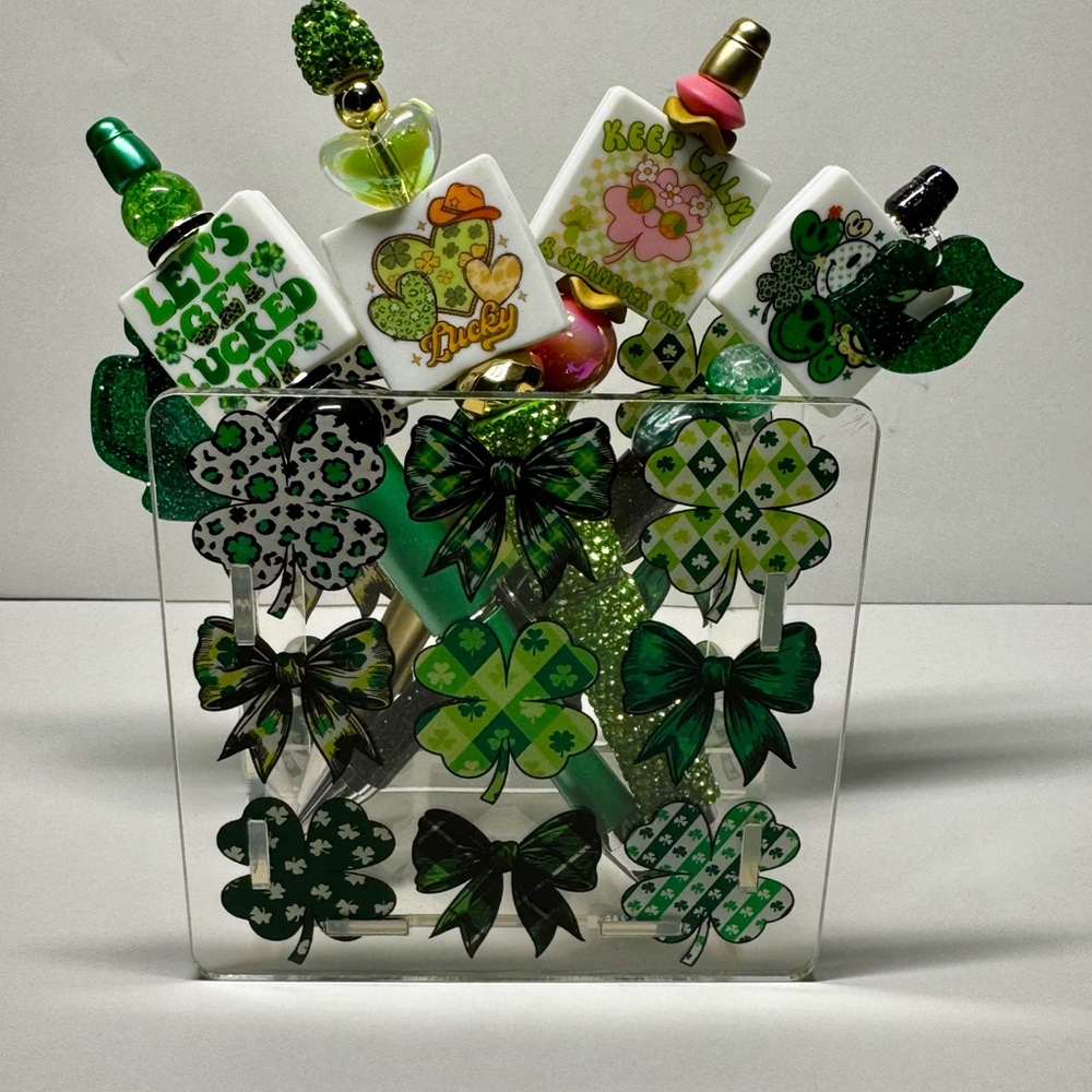 St. Patrick's Day Pens and Pen holder!